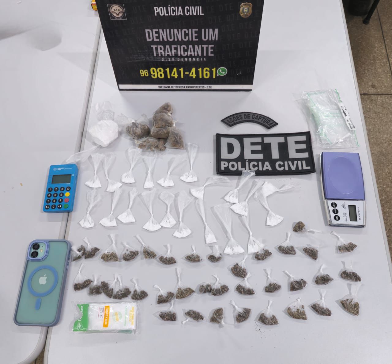 EM MACAPÁ, POLÍCIA CIVIL PRENDE INDIVÍDUO EM FLAGRANTE POR TRÁFICO DE DROGAS
